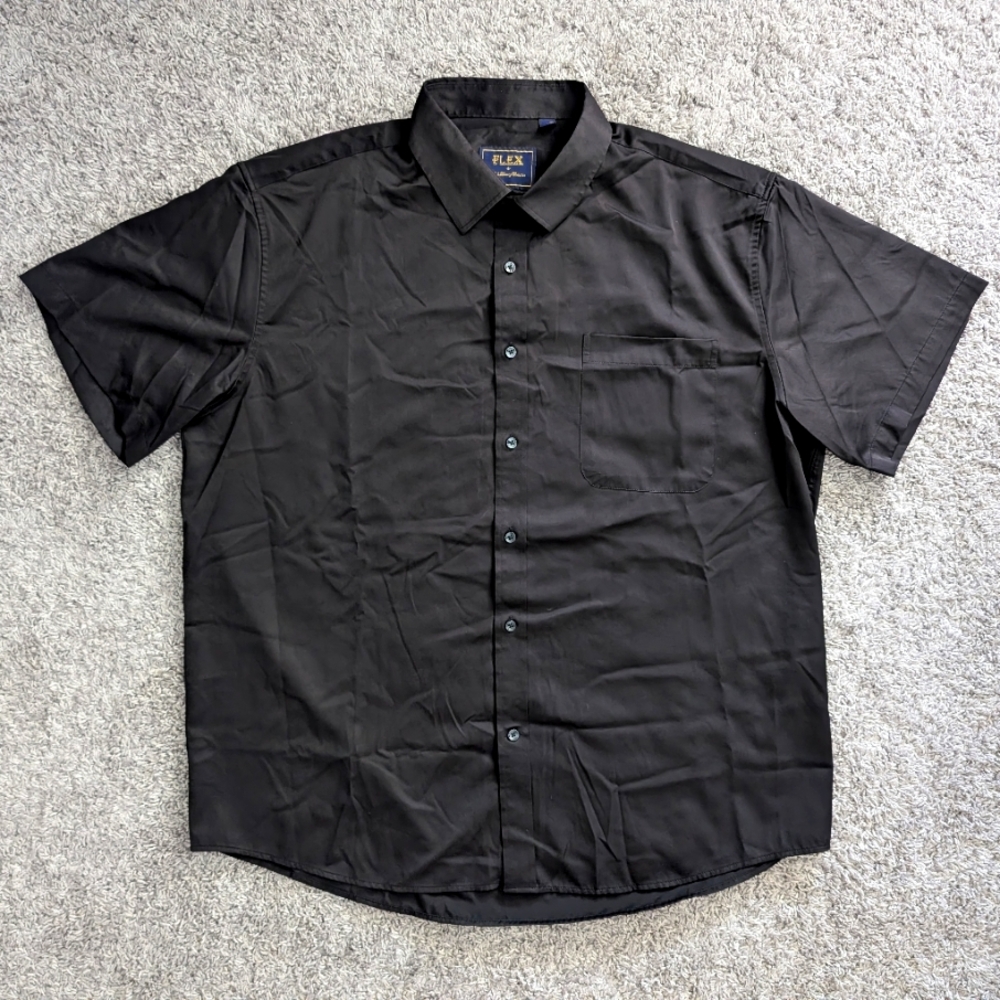 FLEX men's luxury collection short sleeve button up